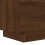 Berkfield Bedside Cabinet with LED Lights Brown Oak Engineered Wood 10