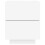 Berkfield Bedside Cabinet with LED Lights White Engineered Wood 7