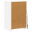 Berkfield Sideboard with LED Lights White 41x37x67 cm 8