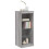 Berkfield Sideboard with LED Lights Grey Sonoma 41x37x100 cm 4