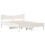 Berkfield Bed Frame without Mattress White 140x200 cm Solid Wood Pine 3