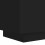 Berkfield Bedside Cabinet with LED Lights Black Engineered Wood 10