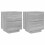 Berkfield Bedside Cabinets with LED Lights 2 pcs Grey Sonoma Engineered Wood 2