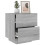Berkfield Bedside Cabinets with LED Lights 2 pcs Grey Sonoma Engineered Wood 4