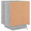 Berkfield Bedside Cabinets with LED Lights 2 pcs Grey Sonoma Engineered Wood 10