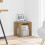 Berkfield Side Table Artisan Oak 33x33x34 cm Engineered Wood 3