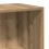 Berkfield Side Table Artisan Oak 33x33x34 cm Engineered Wood 7