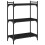 Berkfield Bookcase 3-Tier Black 60x30x86 cm Engineered Wood 2