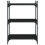Berkfield Bookcase 3-Tier Black 60x30x86 cm Engineered Wood 4