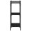 Berkfield Bookcase 3-Tier Black 60x30x86 cm Engineered Wood 5