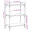 Berkfield Bookcase 3-Tier Black 60x30x86 cm Engineered Wood 9