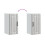 Berkfield Kitchen Wall Cabinet Lucca Grey Sonoma Engineered Wood 8