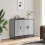 Berkfield Sideboard Grey Sonoma 94x35x76 cm Engineered Wood 3