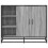 Berkfield Sideboard Grey Sonoma 92x35x76 cm Engineered Wood 4