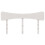 Berkfield Headboard White 160 cm Solid Wood Pine 4