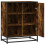 Berkfield Sideboard Smoked Oak 62x35x76 cm Engineered Wood 7