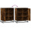 Berkfield Sideboard Smoked Oak 62x35x76 cm Engineered Wood 8