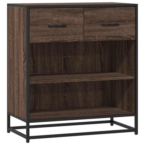 Berkfield Sideboard Brown Oak 68x35x76 cm Engineered Wood 1