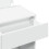 Berkfield Dressing Table with LED White 100x40x120 cm 11