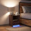 Berkfield Bedside Cabinet with LED Lights Brown Oak Engineered Wood 5