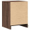 Berkfield Bedside Cabinet with LED Lights Brown Oak Engineered Wood 8