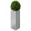 Berkfield Garden Planters 2 pcs Triangular 40x34.5x75 cm Galvanized Steel 4