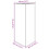 Berkfield Garden Planter Black Triangular 40x34.5x75 cm Steel 10