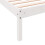Berkfield Extra Long Bed Frame without Mattress White 160x220 cm Solid Wood Pine 7