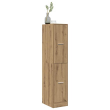 Berkfield Apothecary Cabinet Artisian Oak 30x41x144.5 cm Engineered Wood