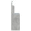 Berkfield Dressing Table with LED Lights Concrete Grey 96x40x142 cm 6