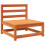 Berkfield Garden Sofas Armless 3 pcs Wax Brown 70x70x67 cm Solid Wood Pine 4