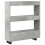 Berkfield Narrow Storage Trolley 3 Tier Concrete Grey Engineered Wood 2