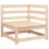 Berkfield Garden Sofa Corner 70x70x67 cm Solid Wood Pine 2