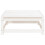 Berkfield Garden Footstool White 70x70x30 cm Solid Wood Pine 4