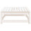 Berkfield Garden Footstool White 70x70x30 cm Solid Wood Pine 5