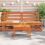 Berkfield Garden Sofas Armless 2 pcs Wax Brown 70x70x67 cm Solid Wood Pine 3