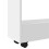 Berkfield Narrow Storage Trolley 3 Tier White Engineered Wood 7