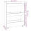 Berkfield Narrow Storage Trolley 3 Tier White Engineered Wood 9