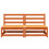 Berkfield Garden Sofas Armless 2 pcs Wax Brown 70x70x67 cm Solid Wood Pine 5