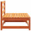 Berkfield Garden Sofas Armless 2 pcs Wax Brown 70x70x67 cm Solid Wood Pine 7
