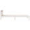 Berkfield Extra Long Bed Frame without Mattress White 80x220 cm Solid Wood Pine 6
