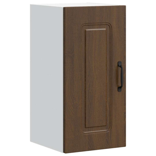 Berkfield Kitchen Wall Cabinet Kalmar Brown Oak Engineered Wood 1