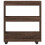 Berkfield Narrow Storage Trolley 3 Tier Brown Oak Engineered Wood 4