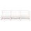 Berkfield Garden Sofa 3-Seater White Solid Wood Pine 4