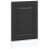 Berkfield Dishwasher Panel†Kalmar†Black 45x1.5x57 cm Engineered Wood 2