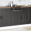 Berkfield Dishwasher Panel†Kalmar†Black 45x1.5x57 cm Engineered Wood 3