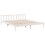 Berkfield Extra Long Bed Frame without Mattress White 200x220 cm Solid Wood Pine 3