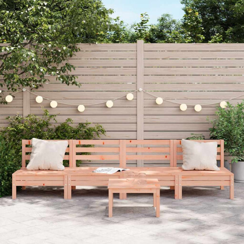 Berkfield Garden Sofas Armless 4 pcs Solid Wood Douglas 2