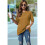 V Neck Short Sleeve Basic Tees Earth Yellow L 2
