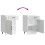 Berkfield Kitchen Base Cabinet Kalmar High Gloss White Engineered Wood 9